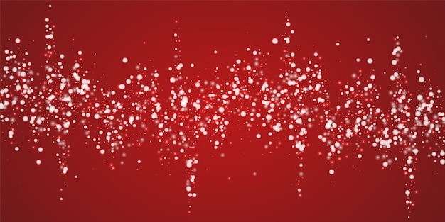 La nieve se superpone al fondo de Navidad sutil