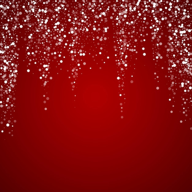 La nieve se superpone al fondo de Navidad sutil