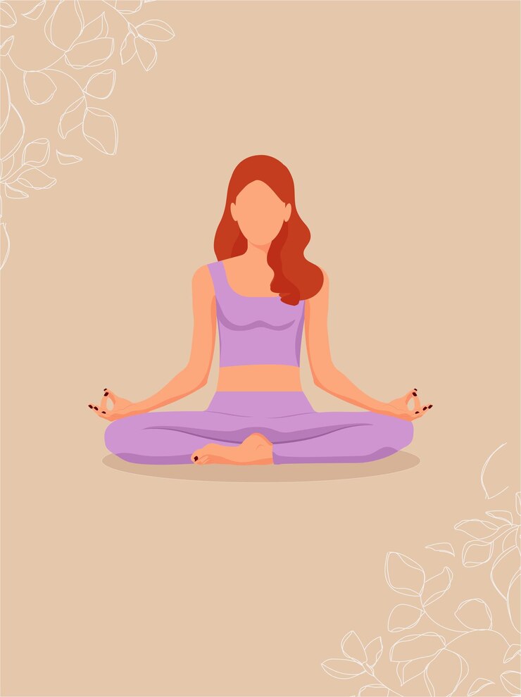 niña meditando