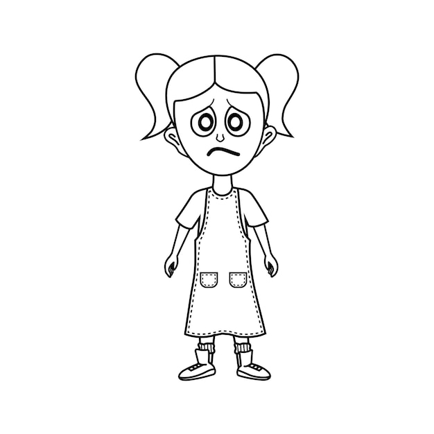 niña molesta