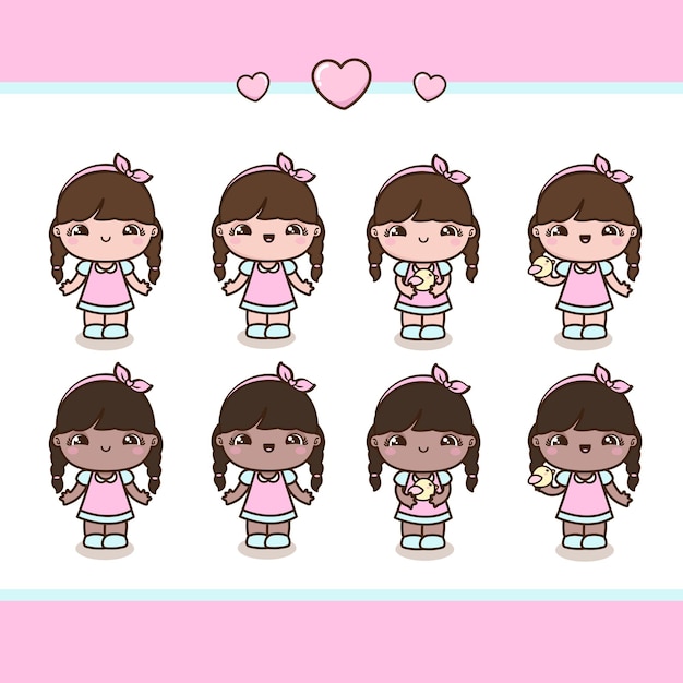 Niñas chibi