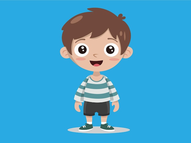 Niño de dibujos animados