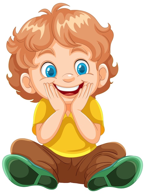 Niño feliz con una sonrisa brillante