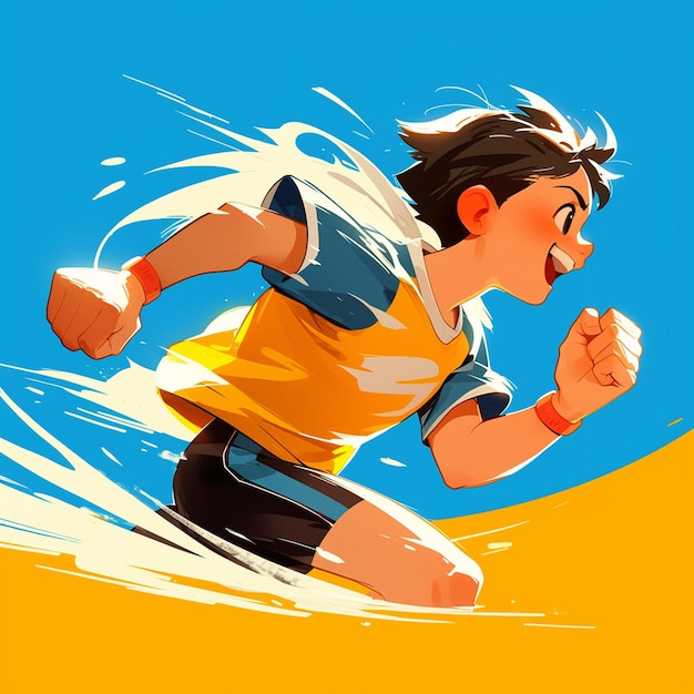 Un niño de Hialeah corre una ultramaratón al estilo de los dibujos animados