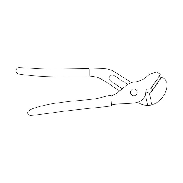 Niños dibujados a mano dibujando ilustración vectorial pinzas ajustables dibujos animados aislados