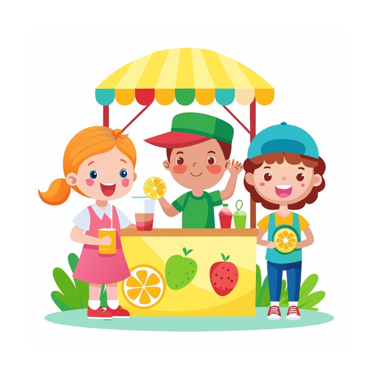 Niños jugando y entreteniendo momentos Ilustración vectorial