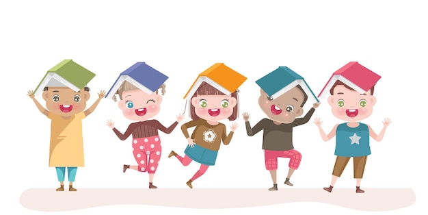 niños y libros