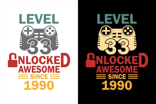 NIVEL 33 DESBLOQUEADO IMPRESIONANTE DESDE 1990 CAMISETA