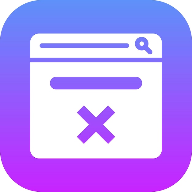 No se encontró la ilustración del icono vectorial del conjunto de iconos de SEO y Web