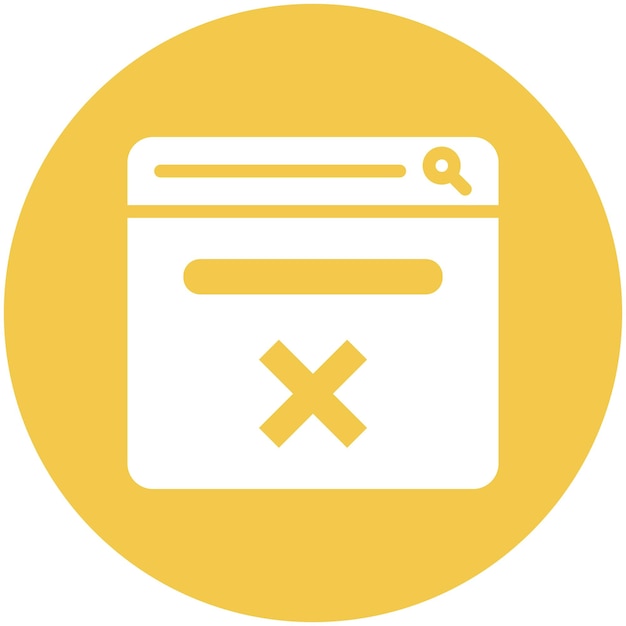 No se encontró la ilustración del icono vectorial del conjunto de iconos de SEO y Web