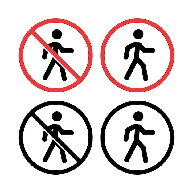 No se establecen señales de entrada de personas