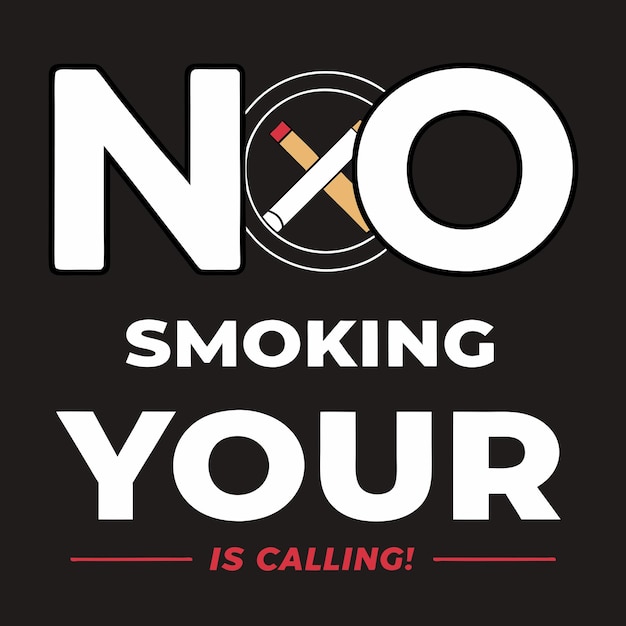 No fume sus pulmones están llamando diseño de camiseta concienciación sobre la salud tee gráfico para los que dejan de fumar