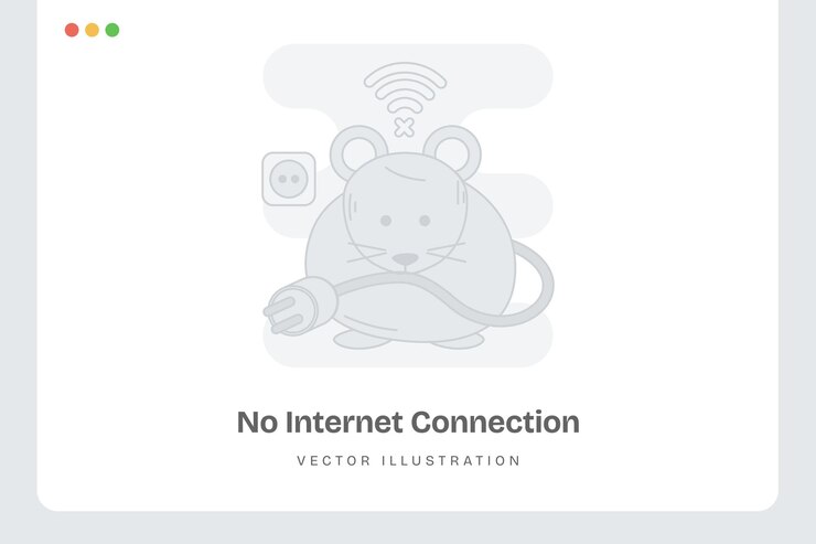 No hay conexión a Internet