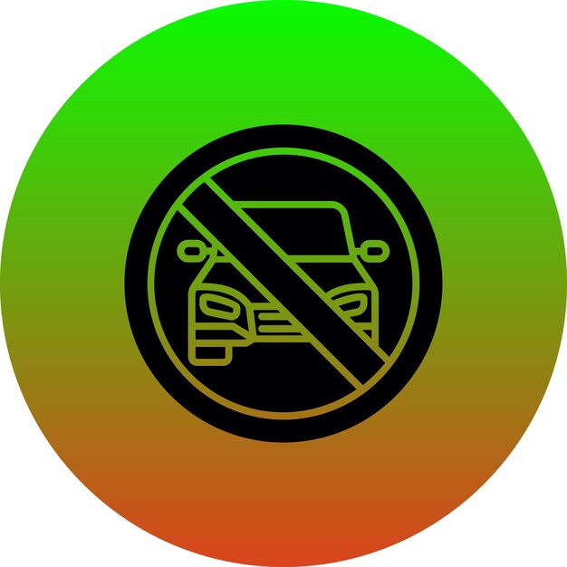 No hay estacionamiento Icon