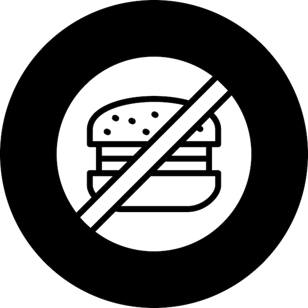 No hay estilo de icono de comida rápida