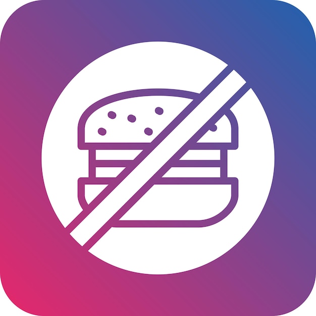 No hay estilo de icono de comida rápida