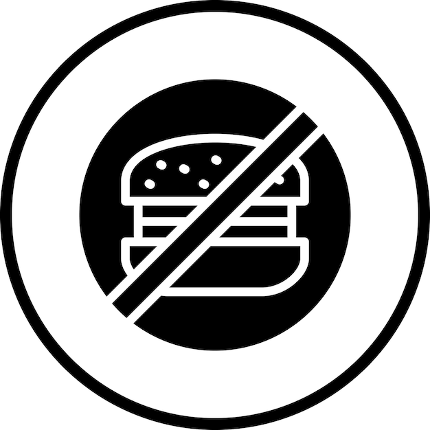 No hay estilo de icono de comida rápida