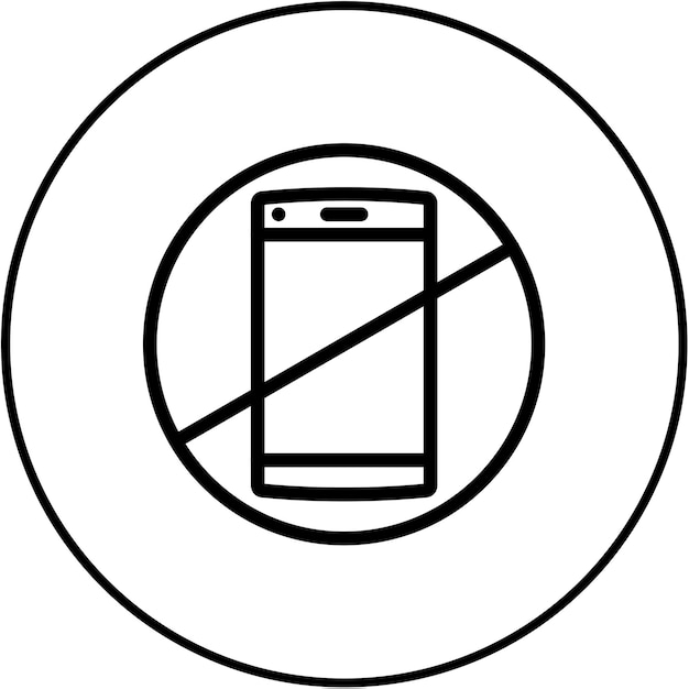 No hay icono de teléfono