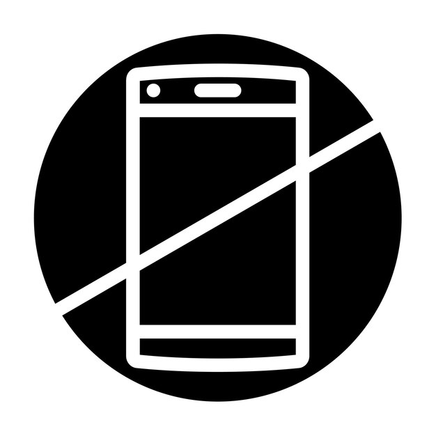 No hay icono de teléfono