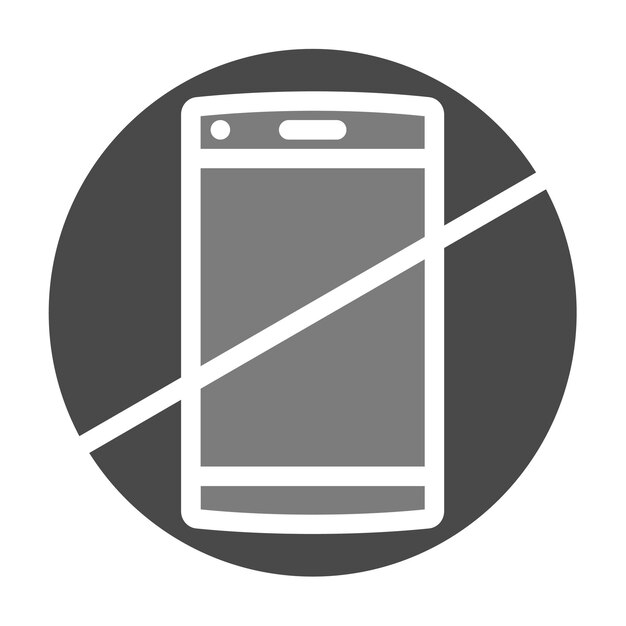 No hay icono de teléfono