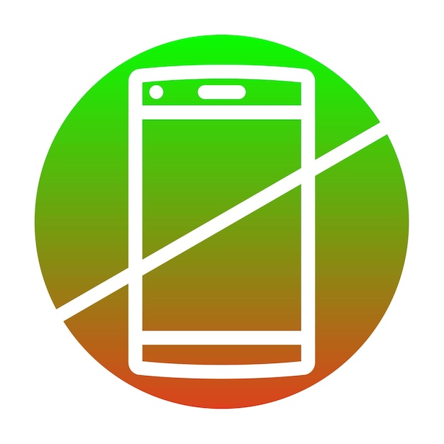 No hay icono de teléfono