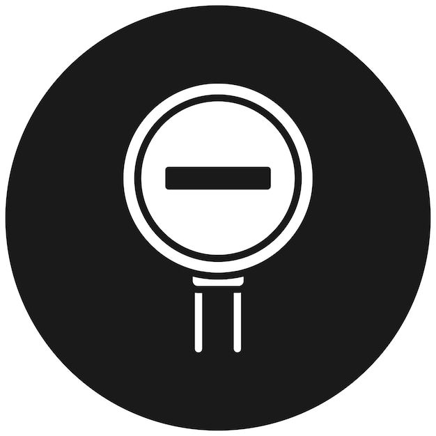 No hay icono de vector de entrada Puede utilizarse para el conjunto de iconos de señales de tráfico