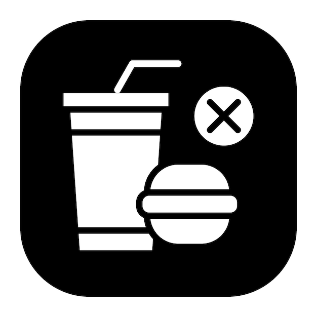 No hay ilustración de vector de comida rápida