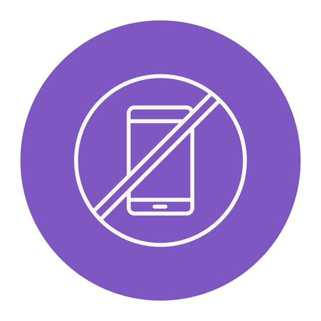 No hay ilustración vectorial de teléfono