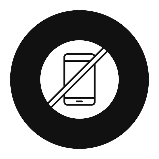 No hay ilustración vectorial de teléfono