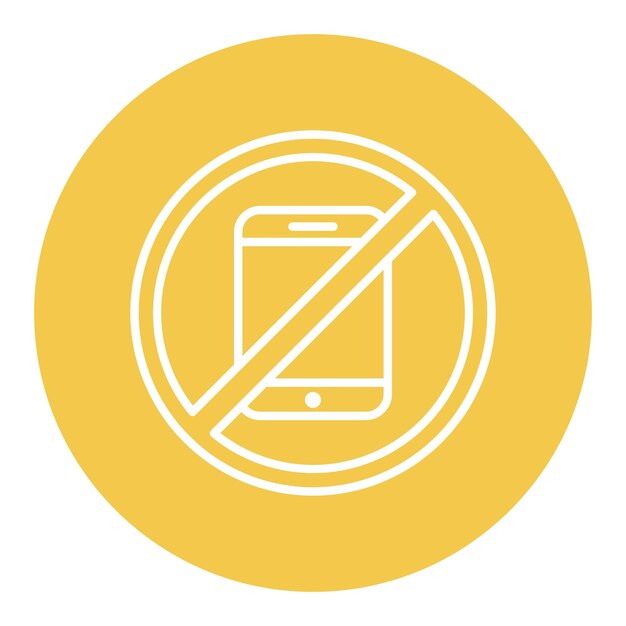 No hay ilustración vectorial de teléfono