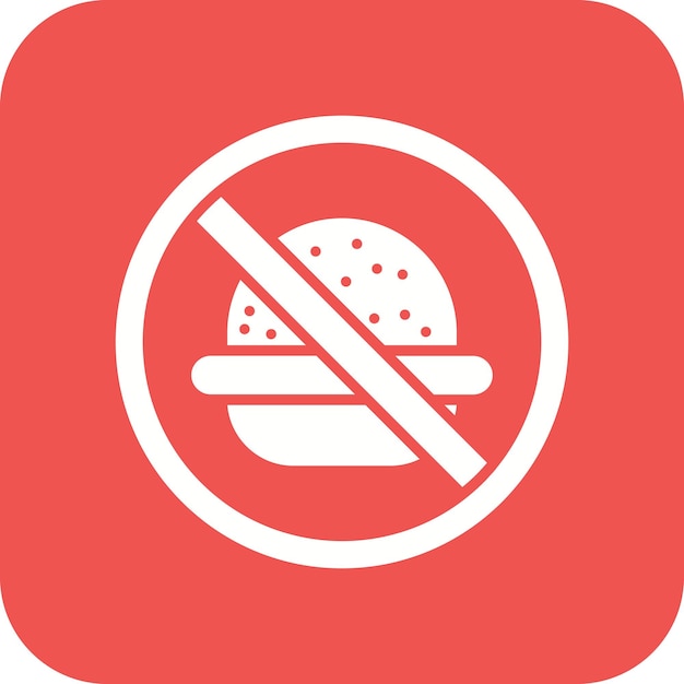 No hay imagen vectorial de icono de comida Se puede usar para el Ramadán