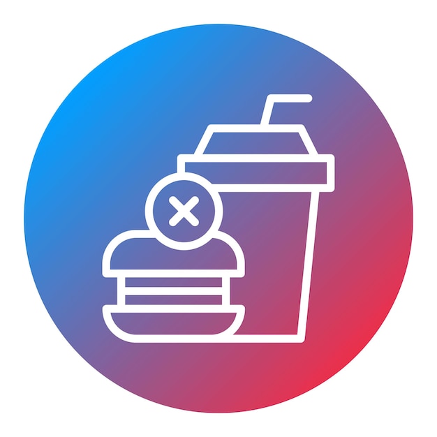 No hay imagen vectorial de icono de comida Puede usarse para sin techo
