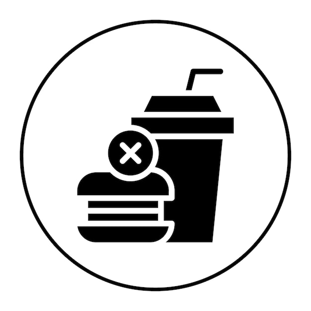 No hay imagen vectorial de icono de comida Puede usarse para sin techo