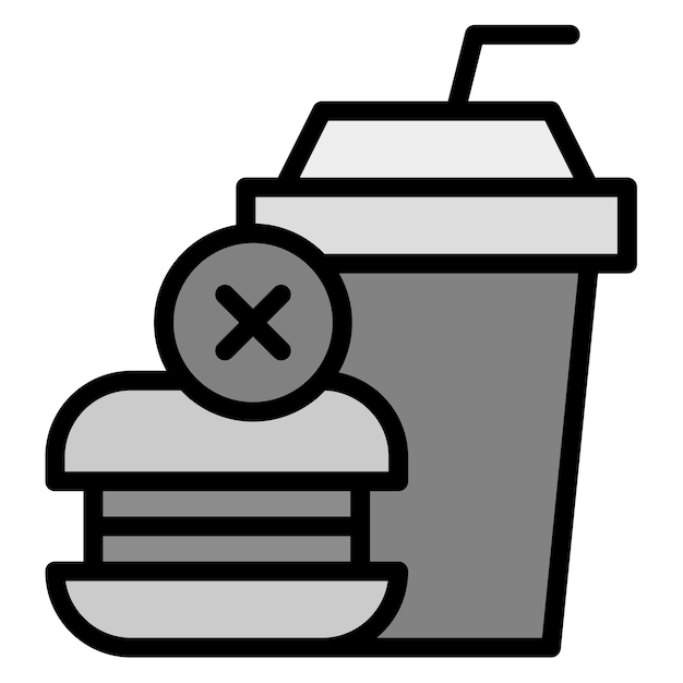 No hay imagen vectorial de icono de comida Puede usarse para sin techo