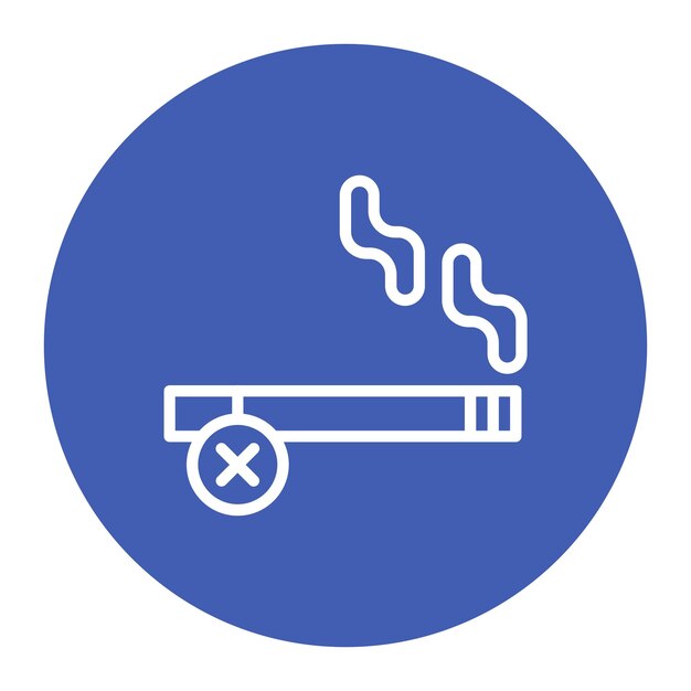No hay imagen vectorial de íconos de tabaco Puede utilizarse para fumar