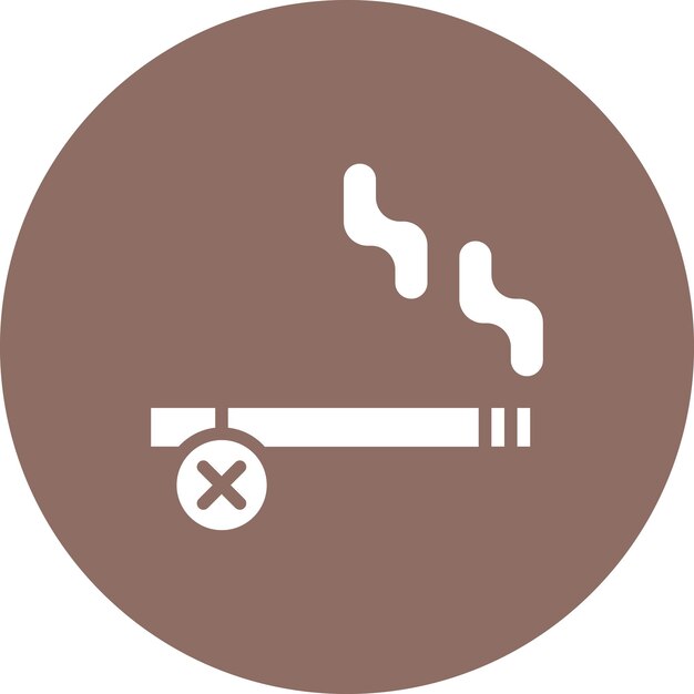 No hay imagen vectorial de íconos de tabaco Puede utilizarse para fumar