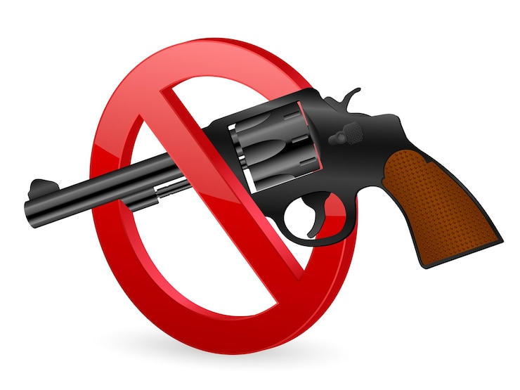 Vector no hay señal de revólver