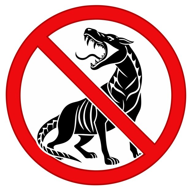No hay señales, no hay cámaras, no se fuma, no hay sonido, no hay mosquitos, no hay animales y otros conceptos de advertencia de diseño.