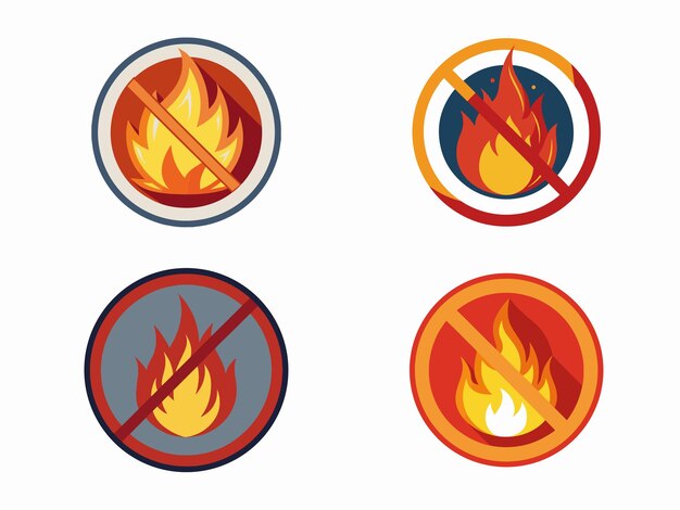 No hay señales de prohibición de fuego