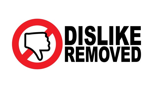 No me gusta el cartel con el eslogan Las redes sociales no me gustan el concepto eliminado de la protesta de los usuarios de la comunidad de Internet