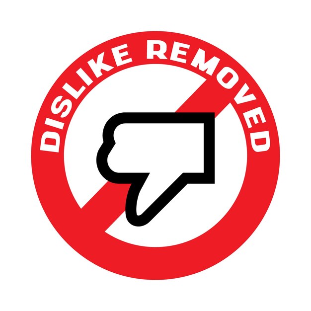 No me gusta el cartel con el eslogan Las redes sociales no me gustan el concepto eliminado de la protesta de los usuarios de la comunidad de Internet