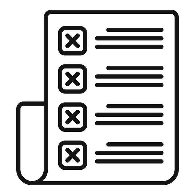 No me gusta el icono de prueba vector de contorno Redes sociales Mal error
