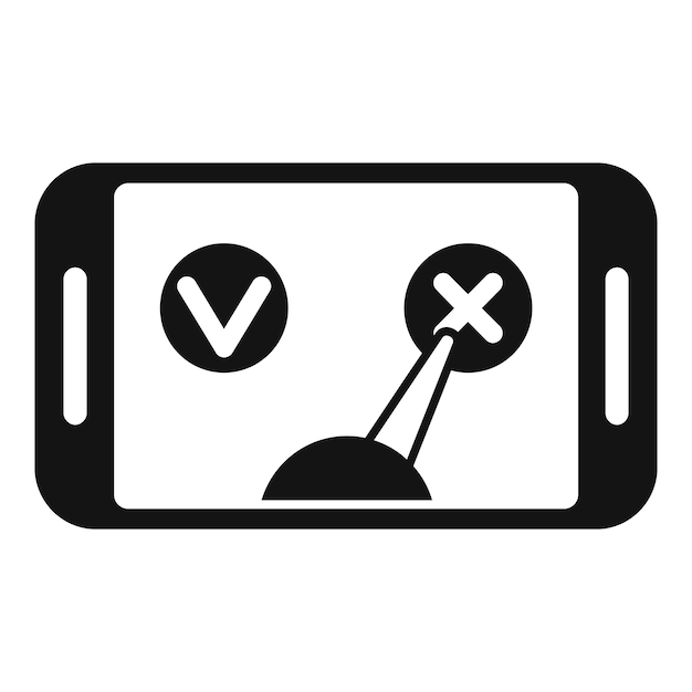 No me gusta icono vector simple Redes sociales Comentarios negativos