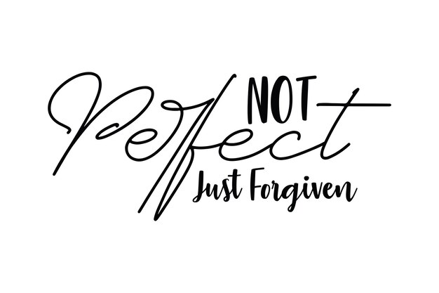 No perfecto, solo perdonado svg