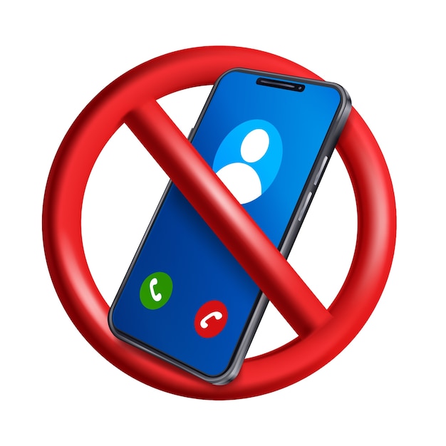 No se permiten llamadas telefónicas.