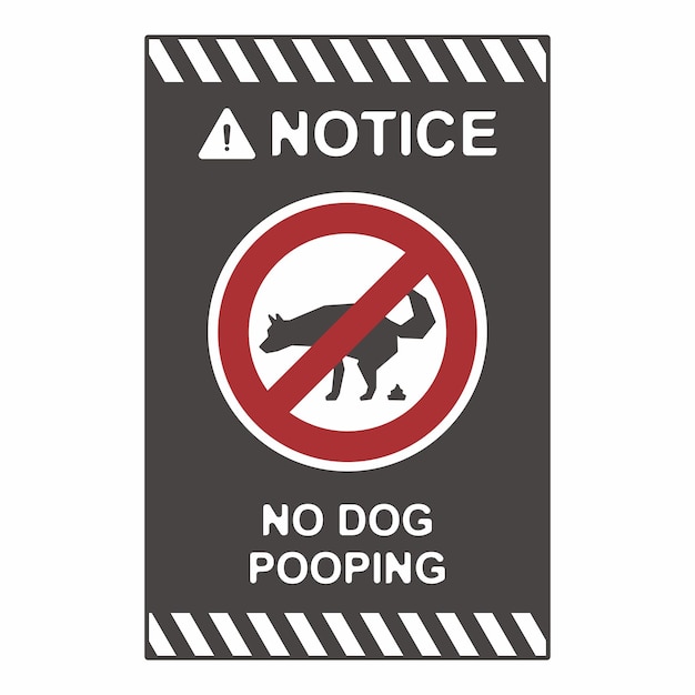 No se permiten mascotas logotipo plano