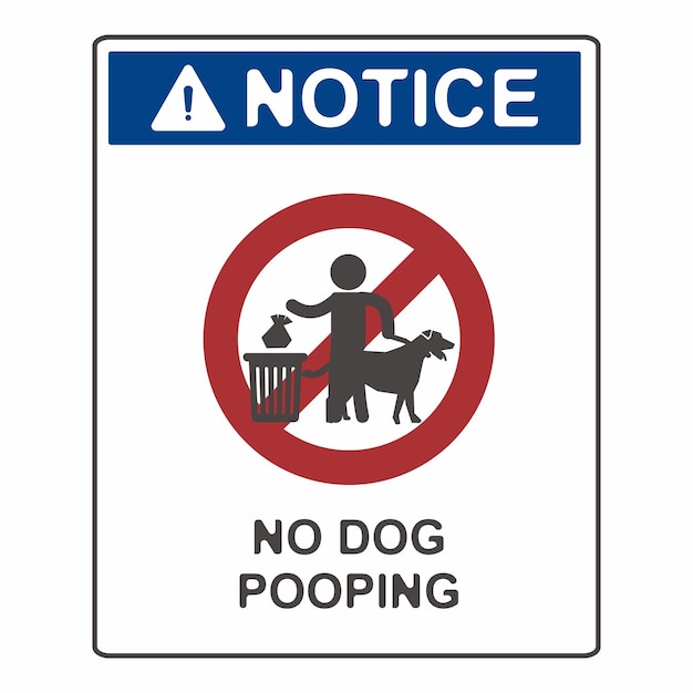 No se permiten mascotas logotipo plano