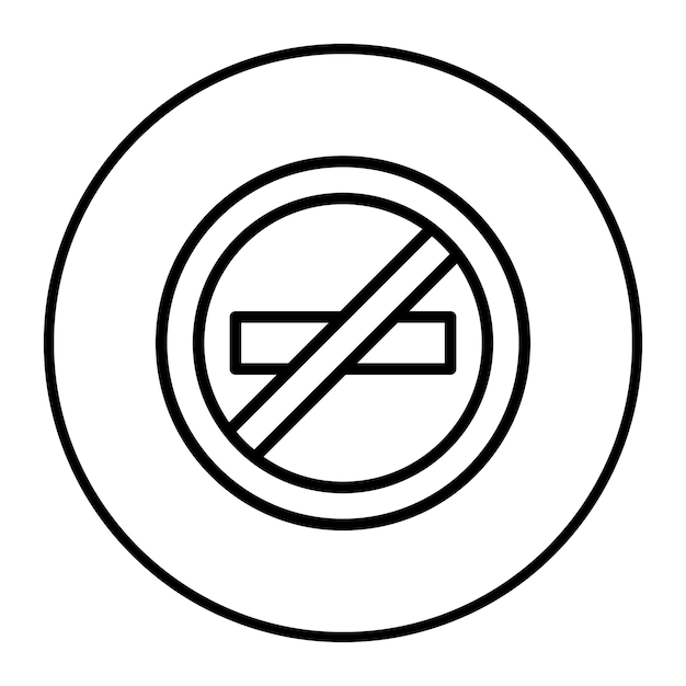 No perturbar la ilustración vectorial