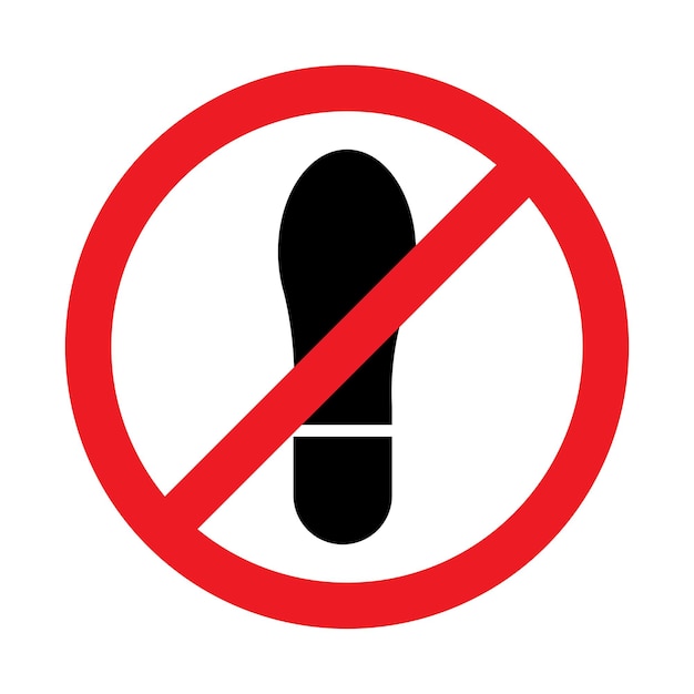 No pise en el vector del icono
