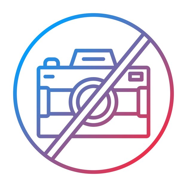 No se puede usar una imagen vectorial de icono de cámara para Cinema